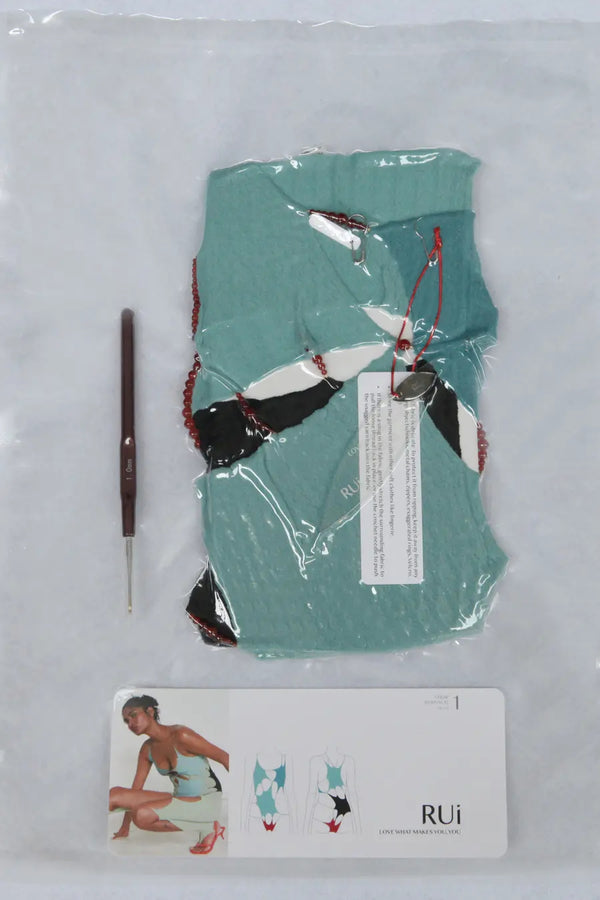 Rui Zhou Pearl Chain Splicing Bodysuit Series Skin-friendly Elastic Stretch RUI-R001-PIN Color Matching MULTI